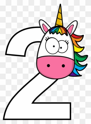 *✿*numeros*✿* - Unicorn Numbers Clipart