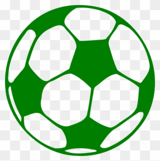 Green Football Clip Art At Clker - Desenho De Bola De Futebol Para Colorir - Png Download