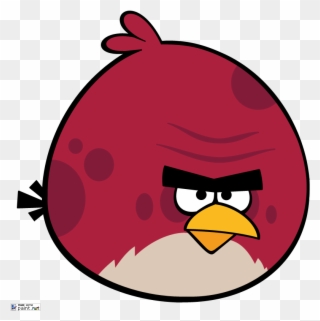 Angry Bird Clipart - Angry Birds Big Red Bird - Png Download