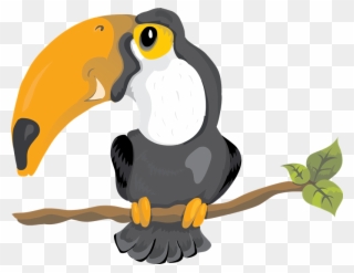 Toucanet Clipart Vertebrate - Tropical Toucan Tile Coaster - Png Download