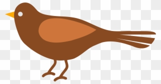 Big Image - Simple Bird Clipart - Png Download
