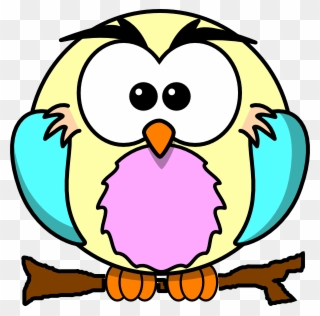Cartoon Owl Clipart Owl Cute Colouring Coloring Book - Owls Coloring Pages - Png Download
