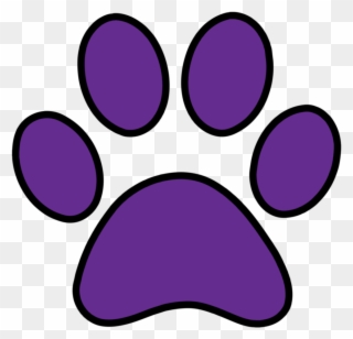 Fundraiser Clipart Meet And Greet - Purple Paw Prints Png Transparent Png
