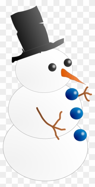 Animated Mooning Snowman Clipart
