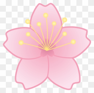 Blossom 20clipart - Cherry Blossom Flower Emoji - Png Download