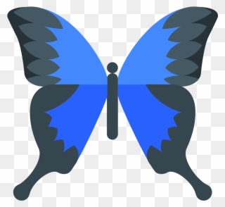 It Is An Insect Called A Butterfly - Butterfly Icon Emoji Emoticon Clipart