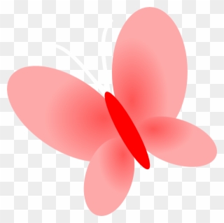 Butterfly Clipart Light Pink - Animated Butterfly Png Pink Transparent Png