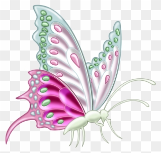 ‿✿⁀butterflies‿✿⁀ Butterfly Dragon, Butterfly Clip - Swallowtail Butterfly - Png Download