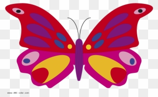 Butterfly Raster Picturet - Bitmap Butterfly Clipart