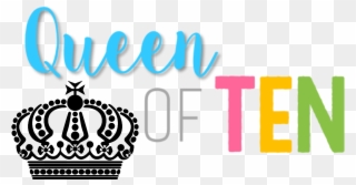 The Queen Visits The Kids Each 10th Day Of School And - Headpiece Clipart