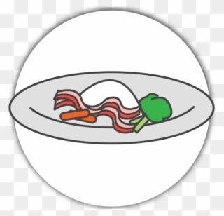 Green Ladle Dish - Seafood Clipart