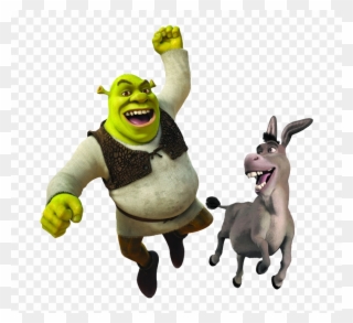 Christmas Movie Quote Shrek Christmas Svg Files For - Shrek And Donkey Png Clipart