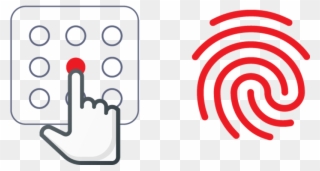 Pay With Total Peace Of Mind - Free Fingerprint Icon Png Clipart