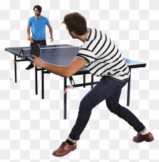People Table Png - People Playing Table Tennis Clipart