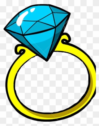 Ring Sticker - Diamond Ring Pop Art Clipart