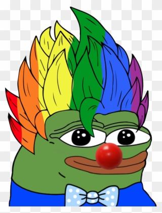 Post - Clown Pepe Clipart