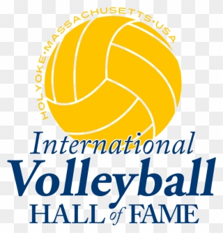 Design Volleyball Transparent Clipart Free Download - Volleyball Hall Of Fame - Png Download