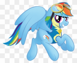 Dash S Destiny No By Artwork Tee - Rainbow Dash As A Wonderbolts Clipart