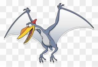 Cartoon Pterosaur - Illustration Clipart