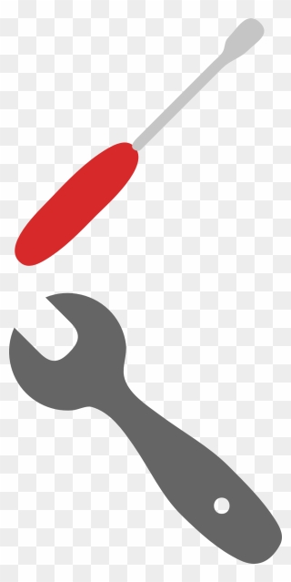 Wrench Screwdriver Repair Png Image - Llave De Construccion Png Clipart