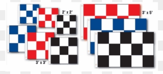 Checkered Nylon Flagsrp-ckd - Checkers Bandana Clipart