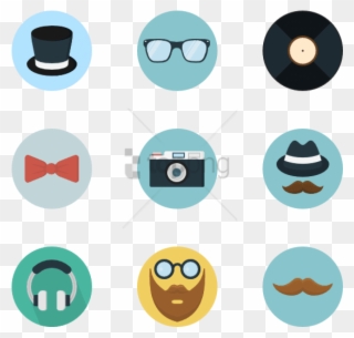 Free Png Hipster 27 Icons - Videos Icon Vector Clipart