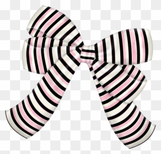 Black And Pink Striped Bow Photo Bcc Bowpinkblackstriped Clipart
