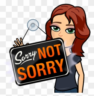 5 Epileptic Seizures Later, I'm In Resus, Being Intubated - Bitmoji Sorry Not Sorry Clipart