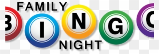 Family Bingo Night - Graphic Design Clipart