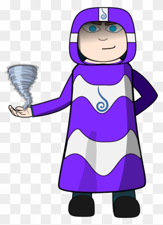This Free Icons Png Design Of Wind Mage - Fantasy Paper Toy Characters Clipart