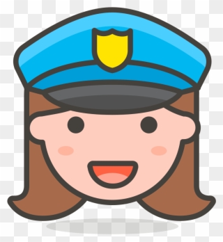 190 Woman Police Officer - Putri Png Clipart
