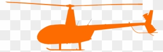Helicopter Clipart Gray - Robinson R44 - Png Download