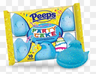 Party Cake Peeps Clipart