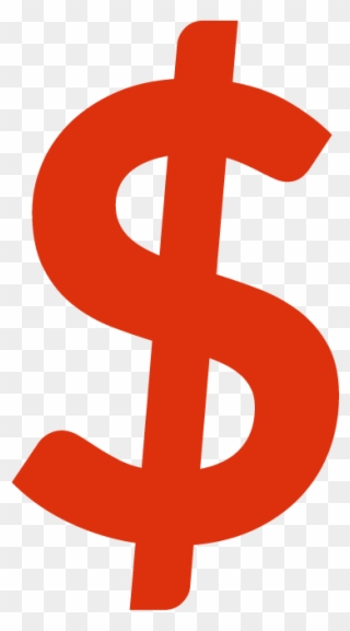 Red Dollar Sign Png - Dollar Sign Red Png Clipart