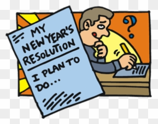 New Year Clipart New Years Resolution - First Working Day Of The Year - Png Download