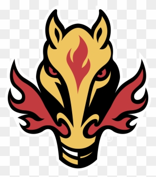 Calgary Flames Logo Png - Calgary Flames Horse Logo Clipart