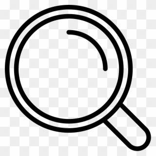 Magnifying Glass Comments - Circle Clipart