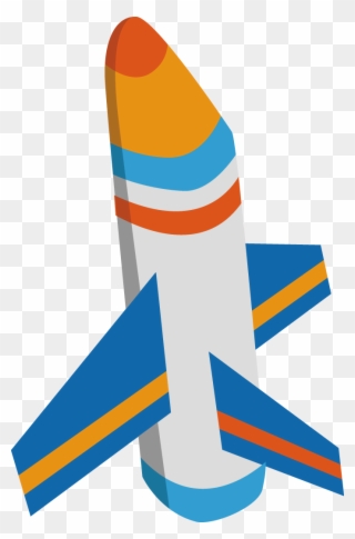 Rocket Clipart Wing - Space Shuttle Vector Png Transparent Png