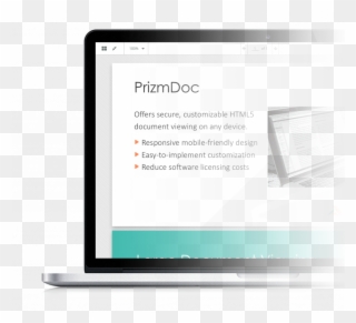Get Started In Minutes With Prizmdoc's Cloud-hosted - Netbook Clipart