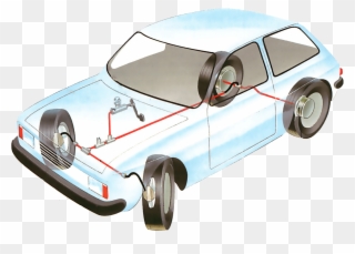 Fitting New Metal Pipes How A Car - Brake Pipe Car Clipart