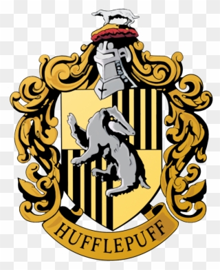 Crest Banner Png - Harry Potter Hufflepuff Crest Clipart