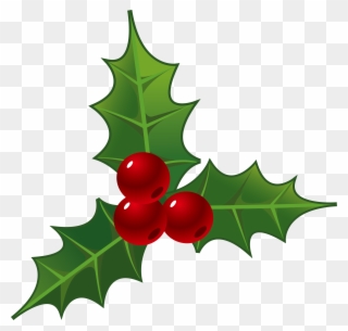 Decorations For Christmas - Christmas Holly Png Clipart