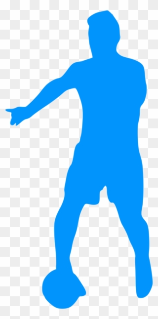This Free Icons Png Design Of Silhouette Football 31 - Icone Jogador De Futebol Clipart