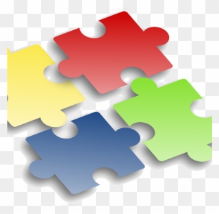 Puzzle Clipart Interdependence - Jigsaw Pieces No Background - Png Download