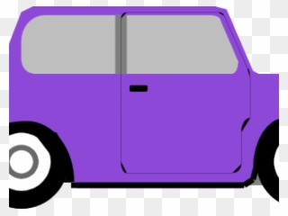 Car Clipart Clipart Purple Car - Van - Png Download
