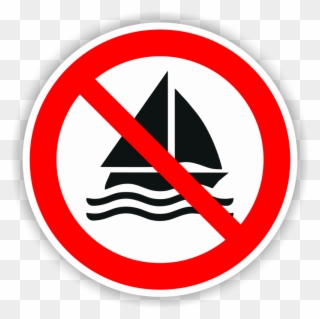 Verbot - No Sailing Clipart