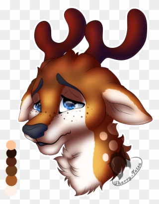 Personal Work - Cute Deer - Cartoon Clipart