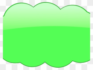 Green Cloud Cliparts - Circle - Png Download