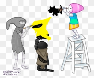Paint Hosts An Art Session And Everything Is As Good - Cartoon Clipart
