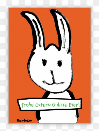 Frohe Ostern - Cartoon Clipart